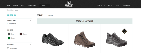 Outdoor Industry Military Sales