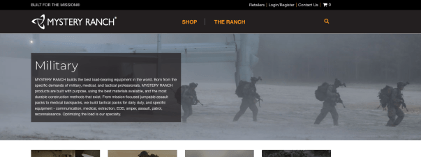 Outdoor Industry Military Sales